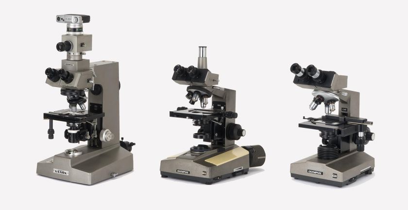 Upright microscopes of the 1970s